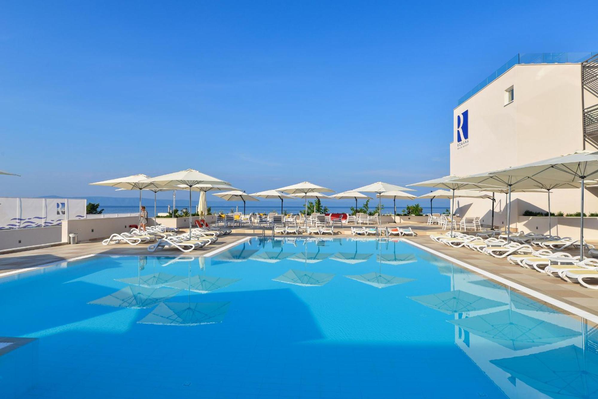 Romana Beach Resort Makarska Exterior foto